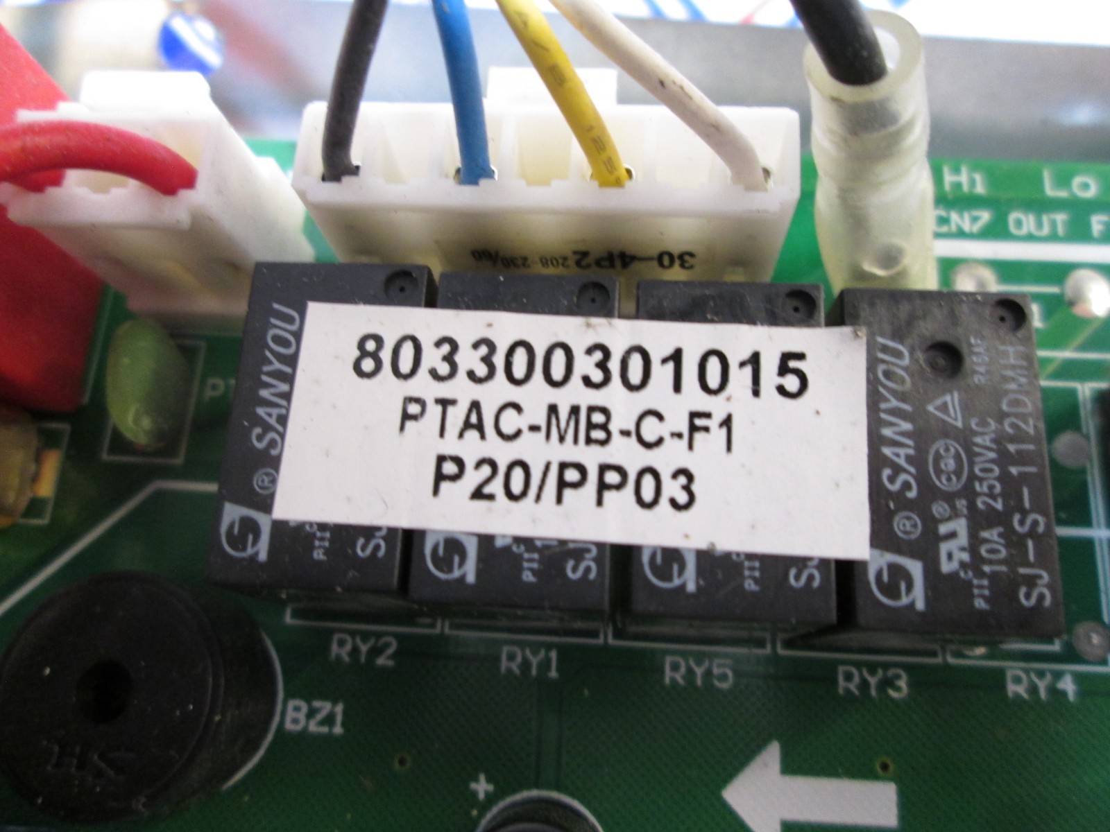 ISLANDAIRE 803300301015 Main Control Circuit Board PTAC-MB-C-F1 used P20/PP03