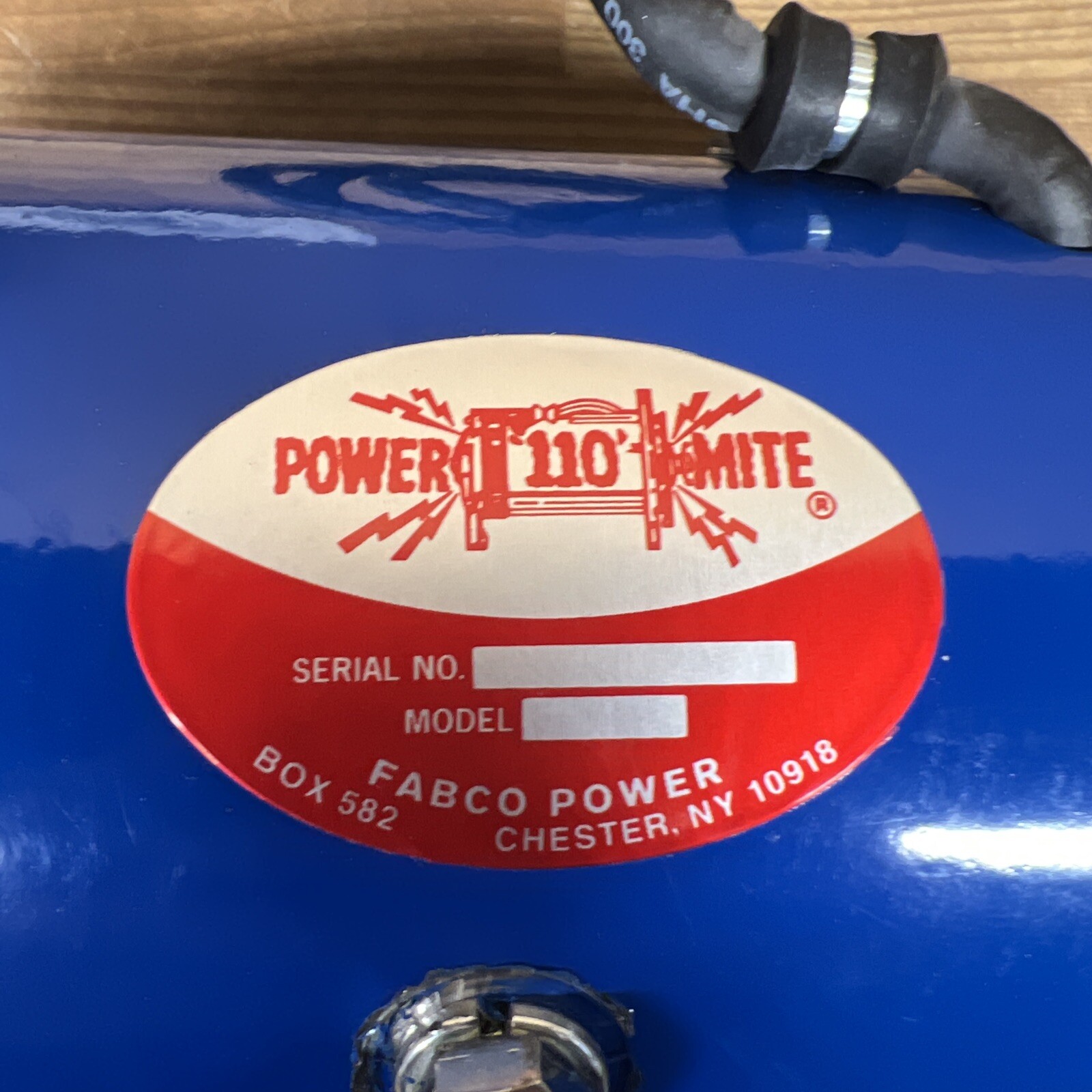 Fabco Power Mite PM-110 Belt Driven Generator 120V 50Hz