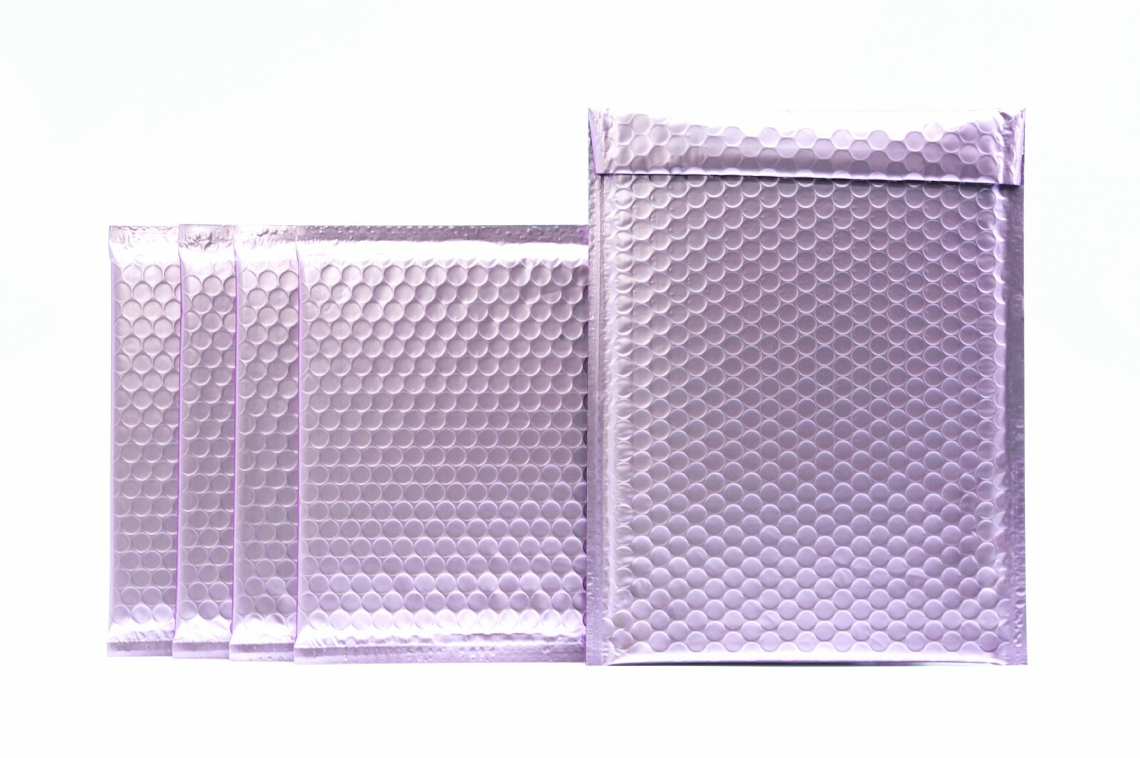 1-200 #2 8.5×12 Matte Metallic Purple Color Poly Bubble Padded Mailers