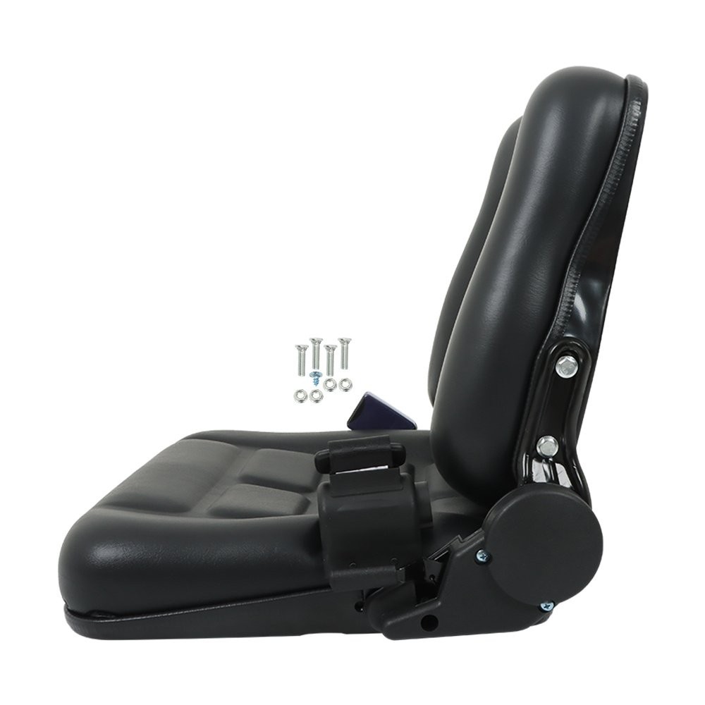 Universal Adjustable Forklift Tractor Seat Suspension Seat w/Safety Belt