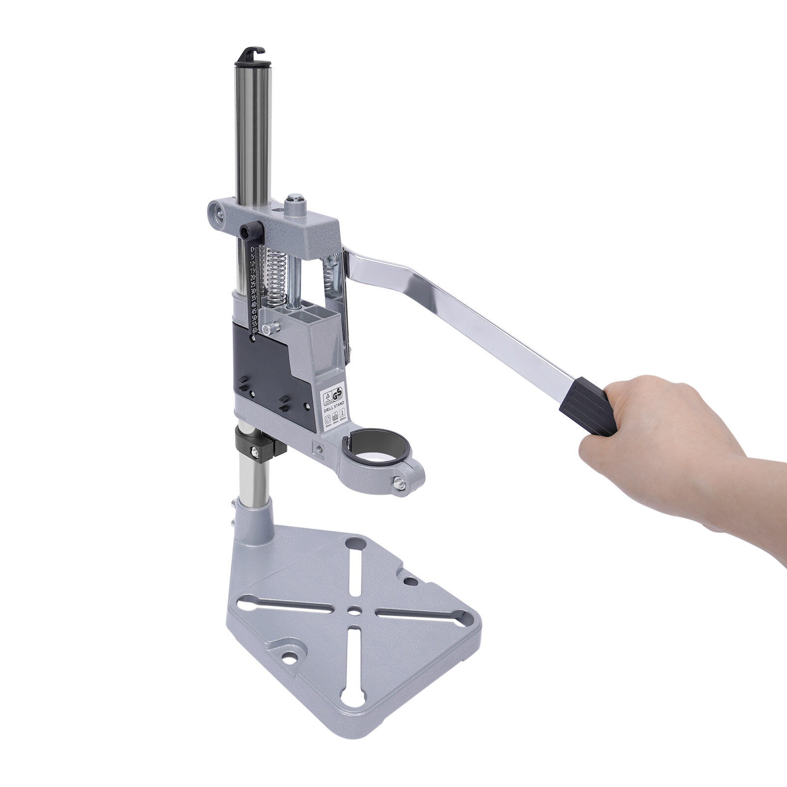 Electric Drill Hand Press Stand Bench Clamp Support Holder Tool Workbench Pillar