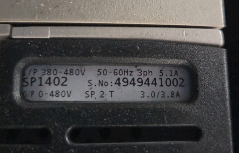 SP1402 Control Techniques 2HP AC Drive Inverter VFD Emerson Nidec