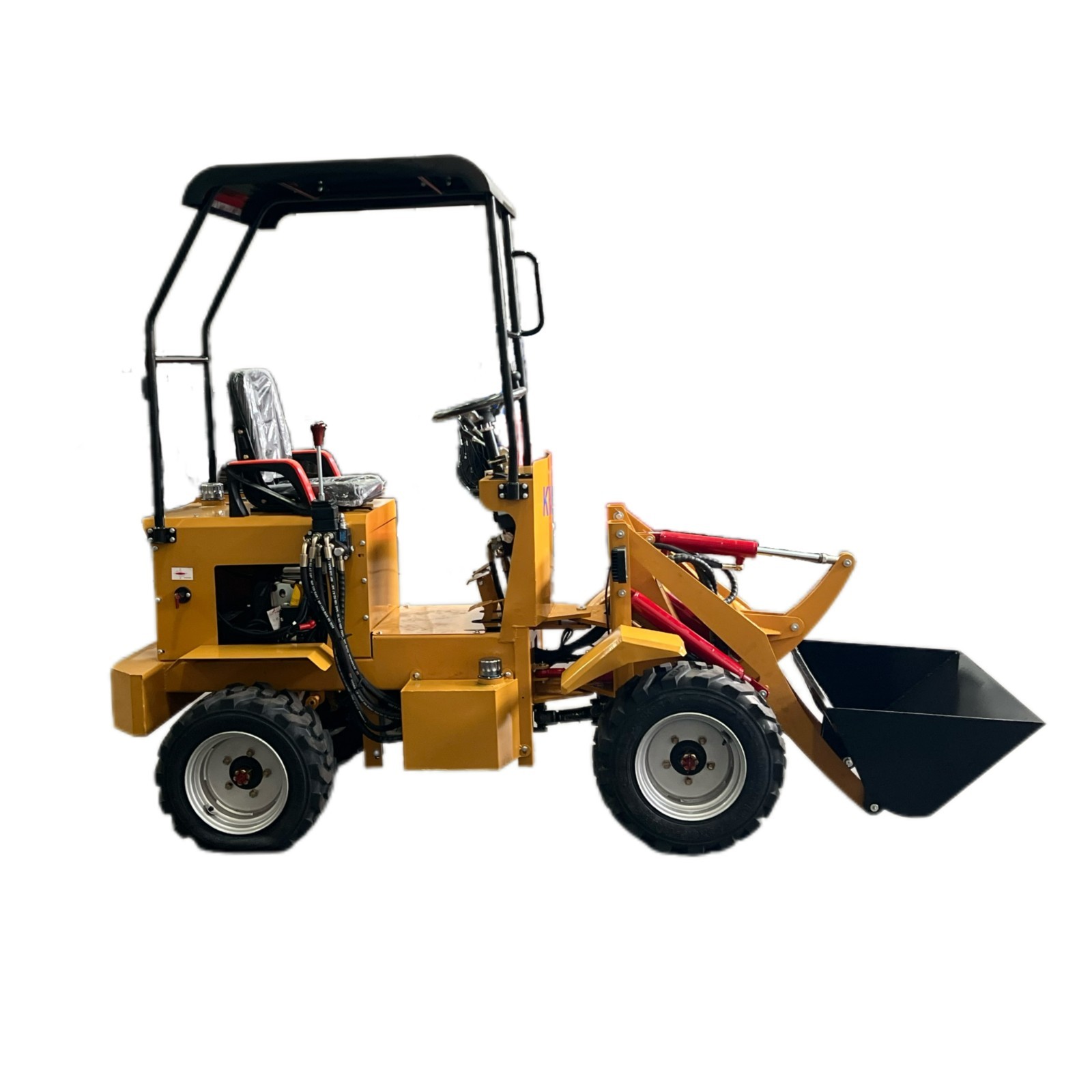 Agrotk Mini Skid Steer Wheel Loader Riding-on 23 HP RATO Gasoline Engine Compact