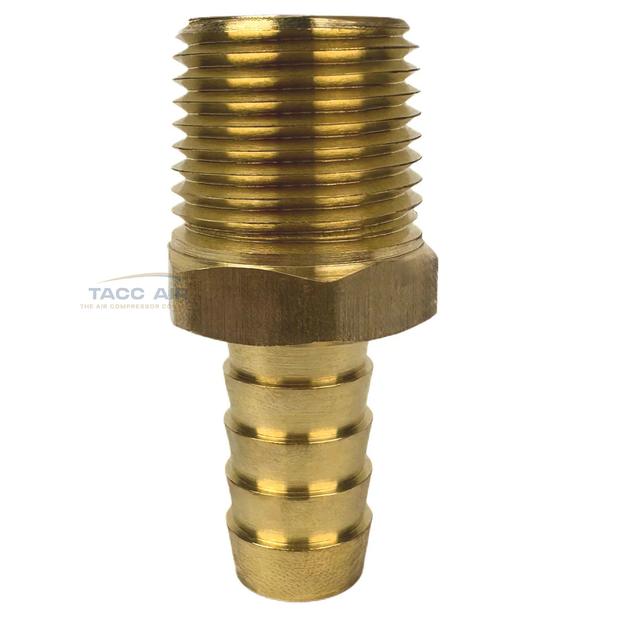 2 Pack 1/2″ ID Hose Barb x 1/2″ Male NPT Pipe Thread Brass Straight End Fitting