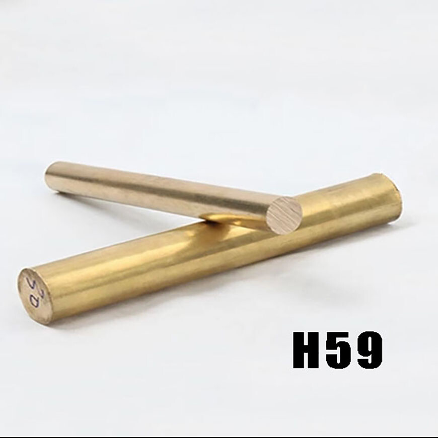 H59 Brass Metal Round Bar Rod Solid, Ø 3mm – 120mm , 100/150/200/250/300mm Long