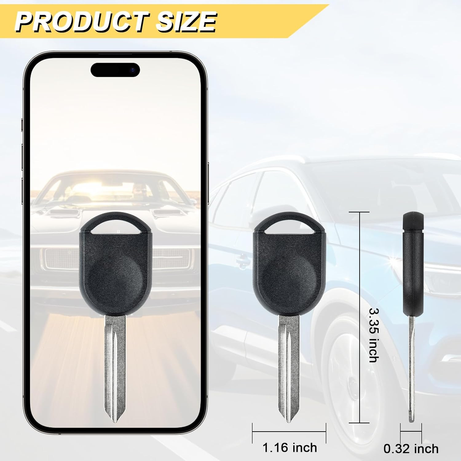 80 BIT Transponder Ignition Car Key Uncut Ford F-Series Escape Explorer Mustang