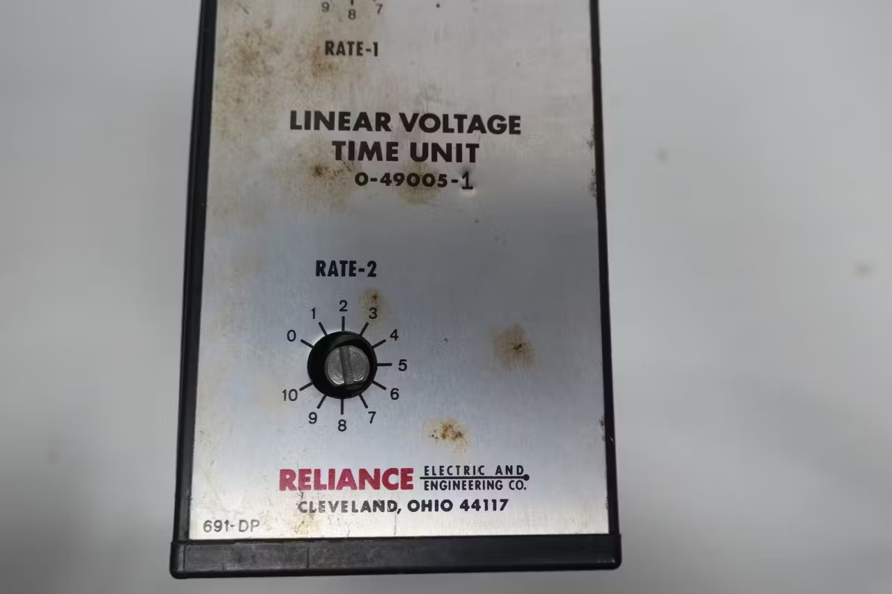 Reliance Cardpak 0-49005-1 Linear Voltage Time Unit