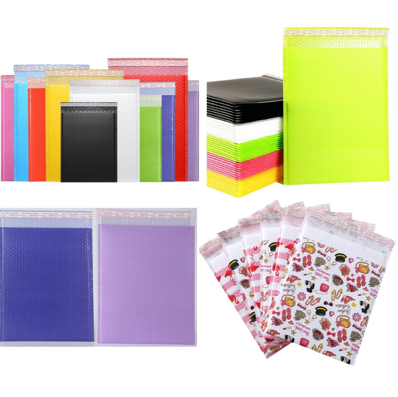 Bubble Mailers Shipping Padded Mailing Bags Thick Great Quality All Sizes Colors