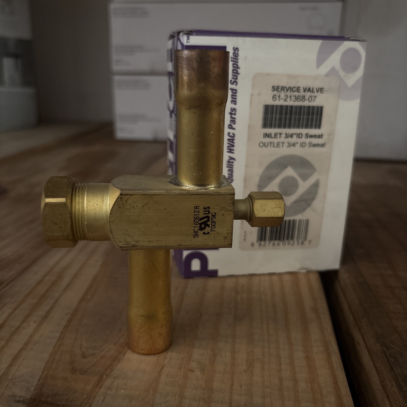 RHEEM 175906 -Ruud 61-21368-07 “3/4″”Sw 600# Service Valve”