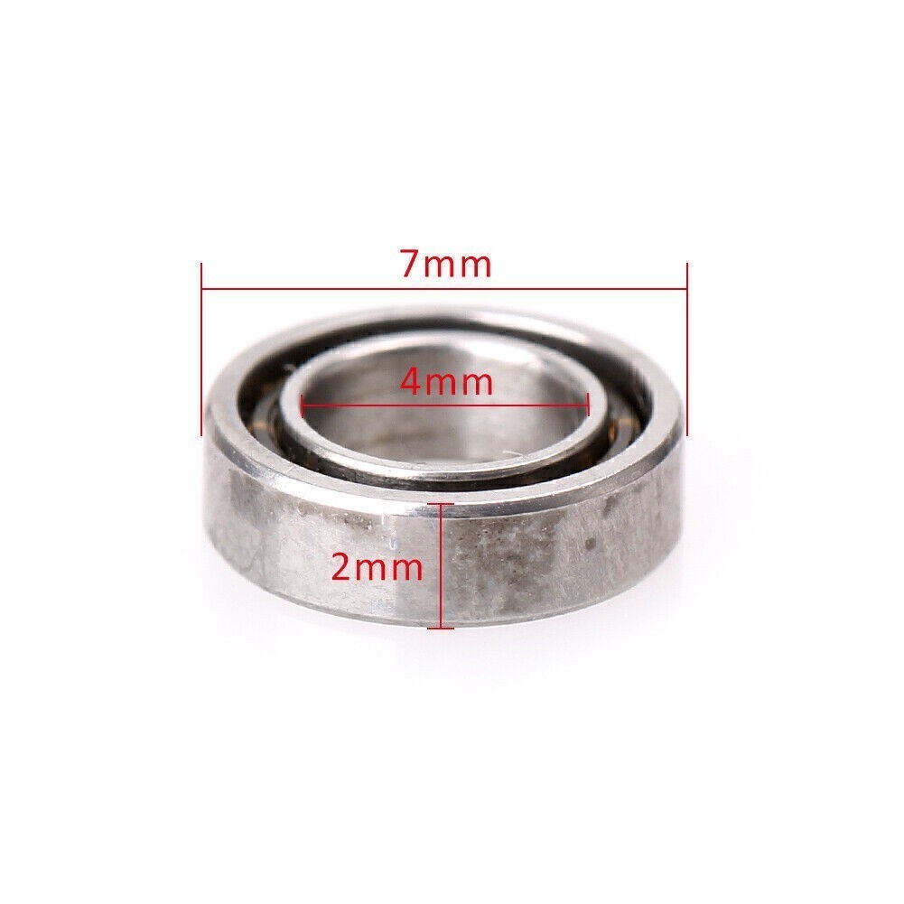 MR74z 4x7x2mm Open Miniature Bearings ball Mini Hand Bearing Spinner 10pcs