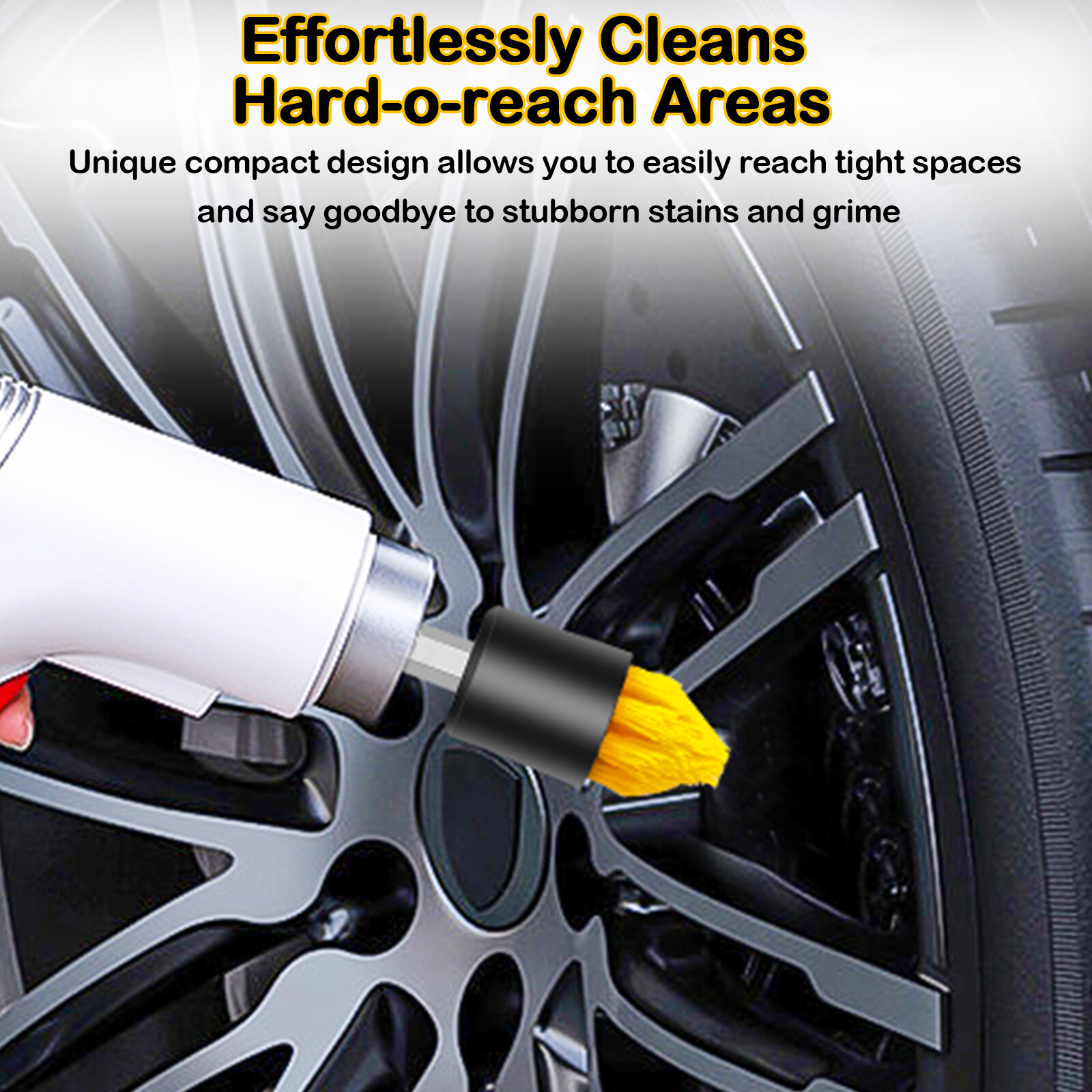 4PCS Drill Brush Attachment Set Power Scrubber For Carpet Tile Grout Cleaning US