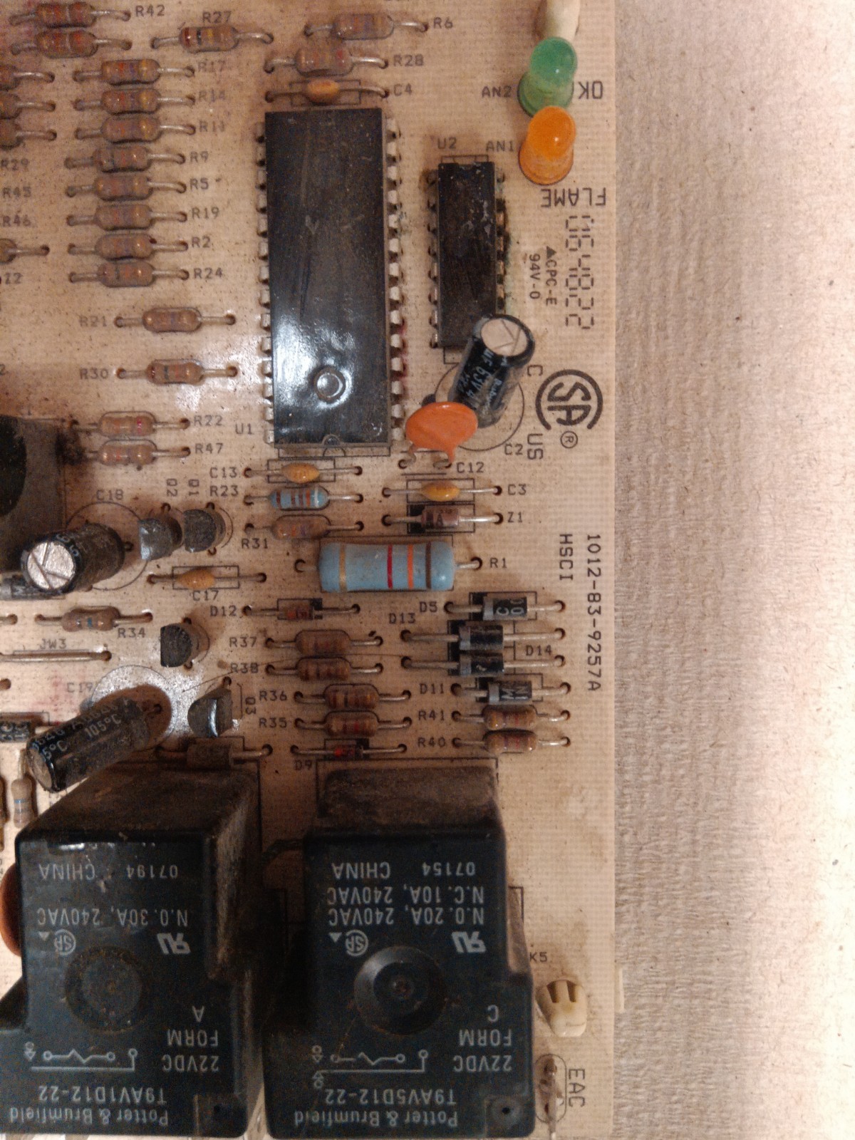 Rheem Ruud 1012-925C Furnace Control Circuit Board 62-24268-03