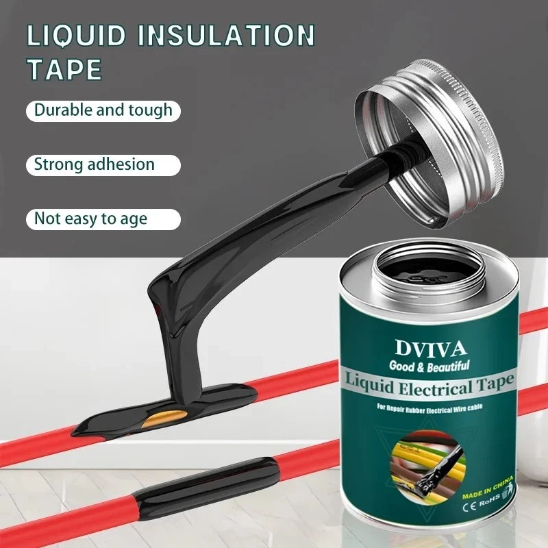 Liquid Electrical Tape, Waterproof, Insulation, Wire Cable Repair