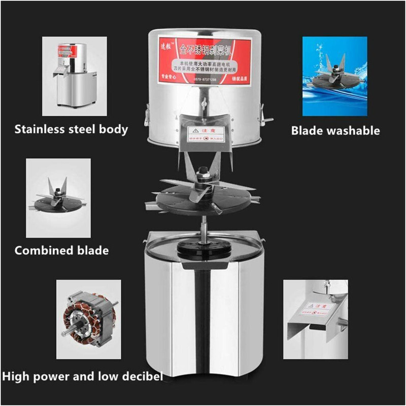 Commercial 110V 600W Food Processor Electric Vegetable Chopper Grinder Machine