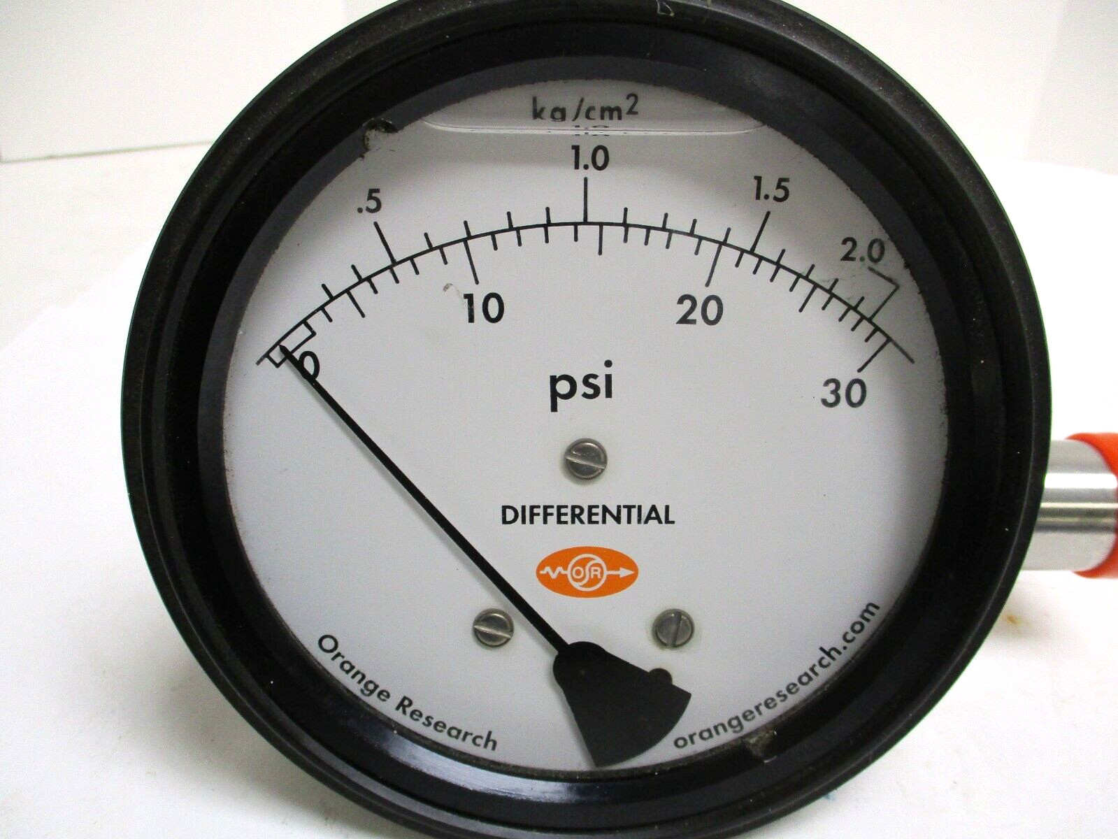 ORANGE RESEARCH , DIFFERENTIAL PRESSURE , 0-30 PSI , 1516DG-1C-4.5B , 1/2″ FNPT