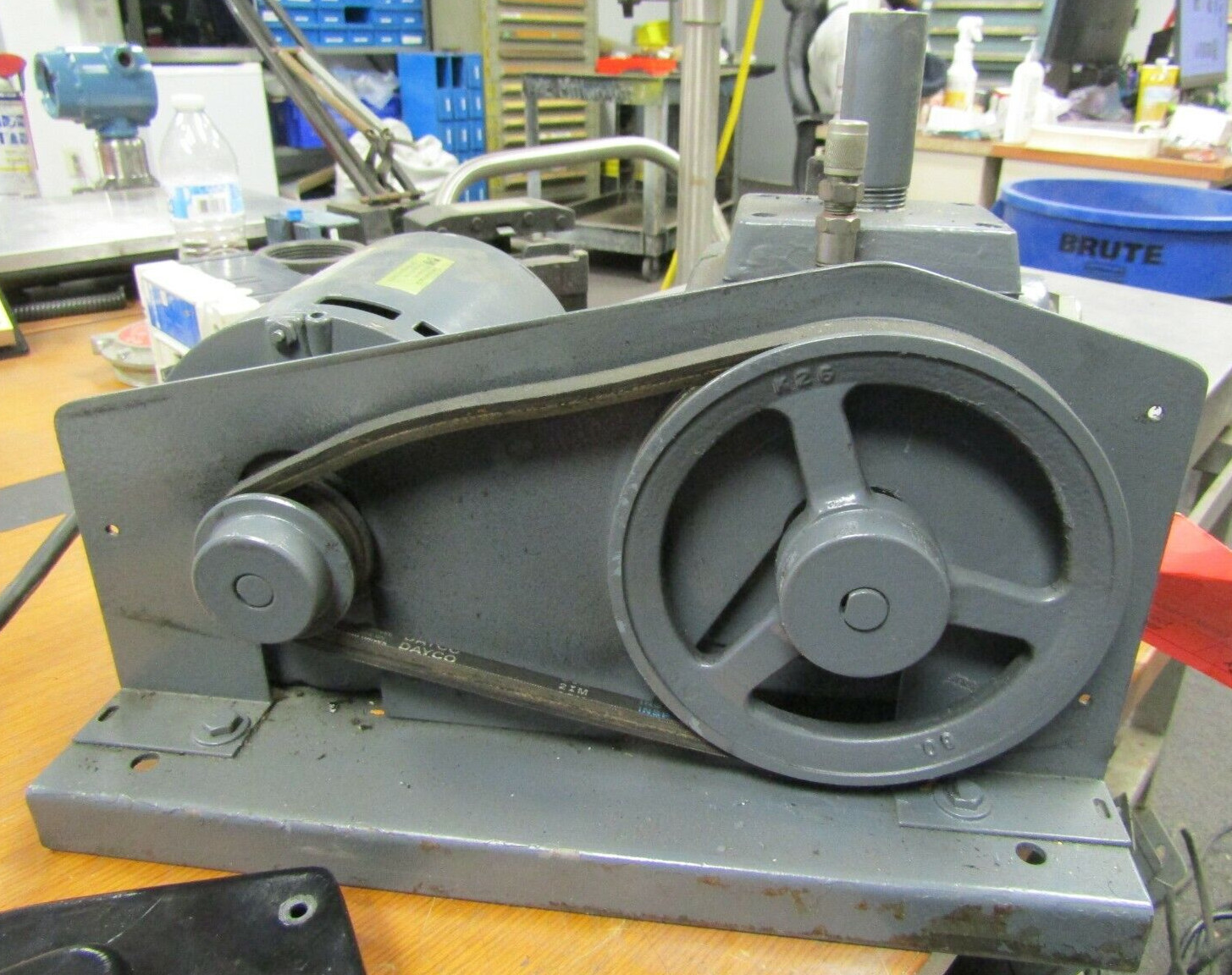 😎 PRECISION D25 BELT-DRIVEN VACUUM PUMP 1/3 HP 120 VAC 1725 RPM 0.9CU FT/MIN