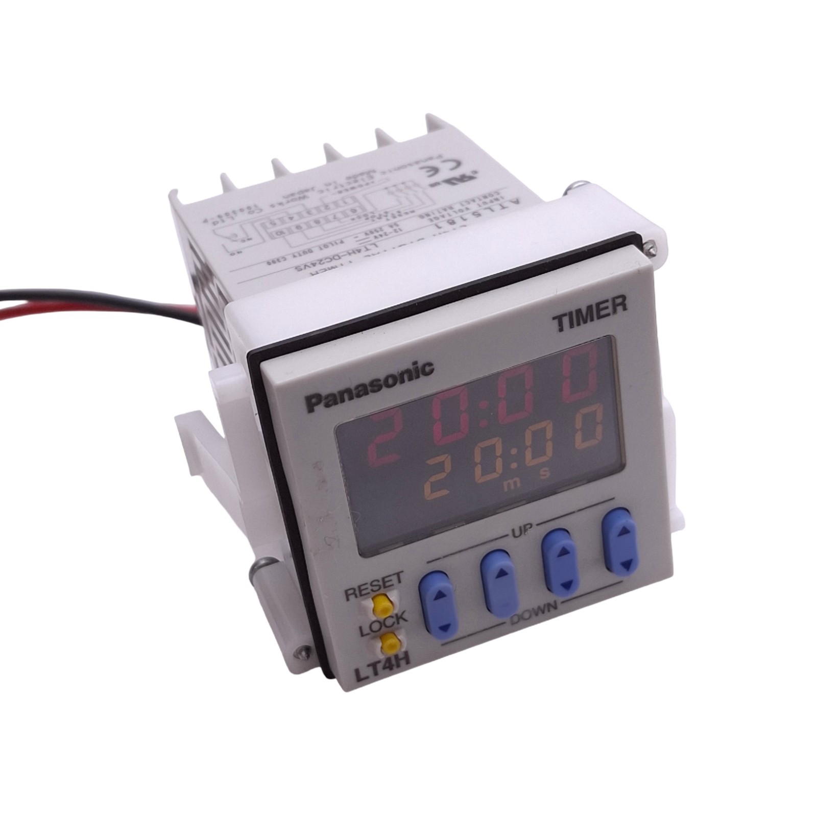 Panasonic LT4H-DC24VS Digital Timer Delay Relay, SPDT, 0.001s-999.9h, 24VDC Coil