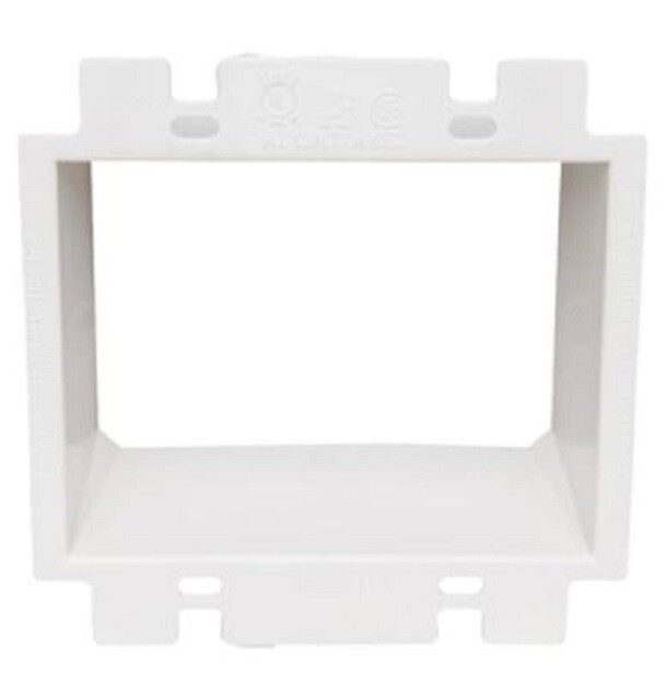 5 PACK BE2 Electrical Outlet Box Extender, 2-Gang, White, like Arlington