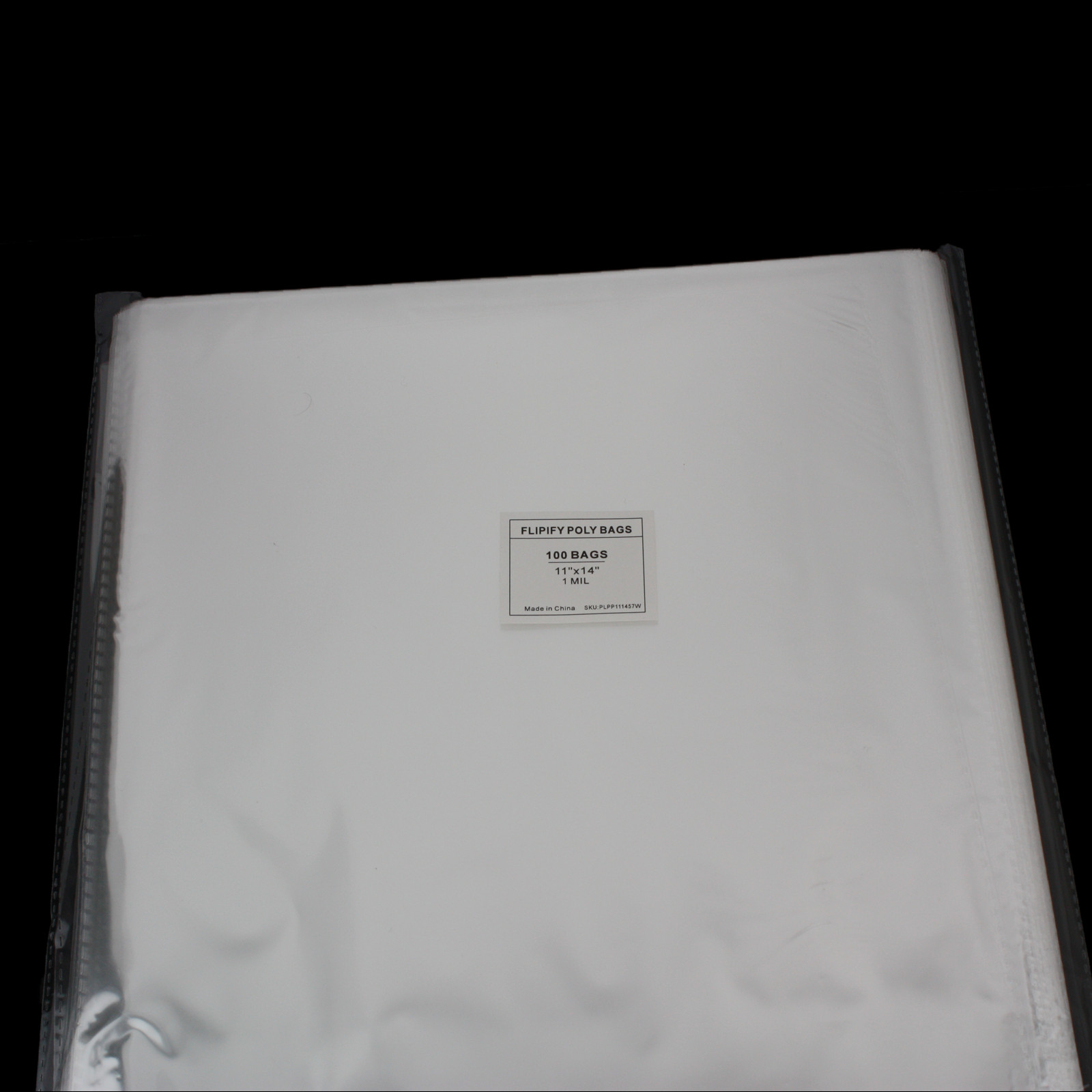 11×14 Poly Clear Plastic Bags Self Adhesive Seal T-Shirt Apparel Resealable