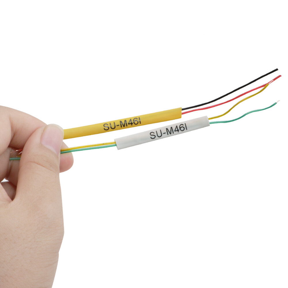 Compatible For Brother P-Touch Heat Shrink Tube Multi-Options White/Yellow HSE