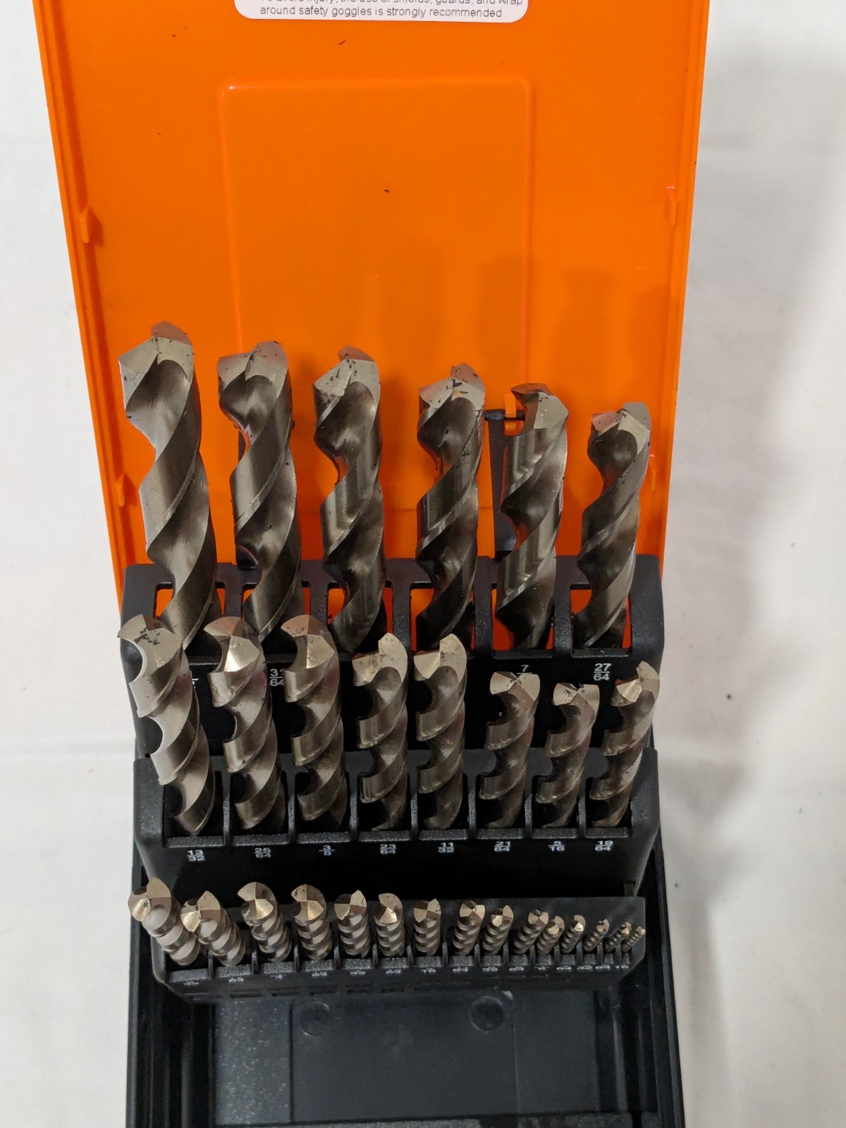 Hertel Jobber Length Drill Bit Set 29 Pc, #60 to #1, 1/16 to 1/2″, 135º 74129453