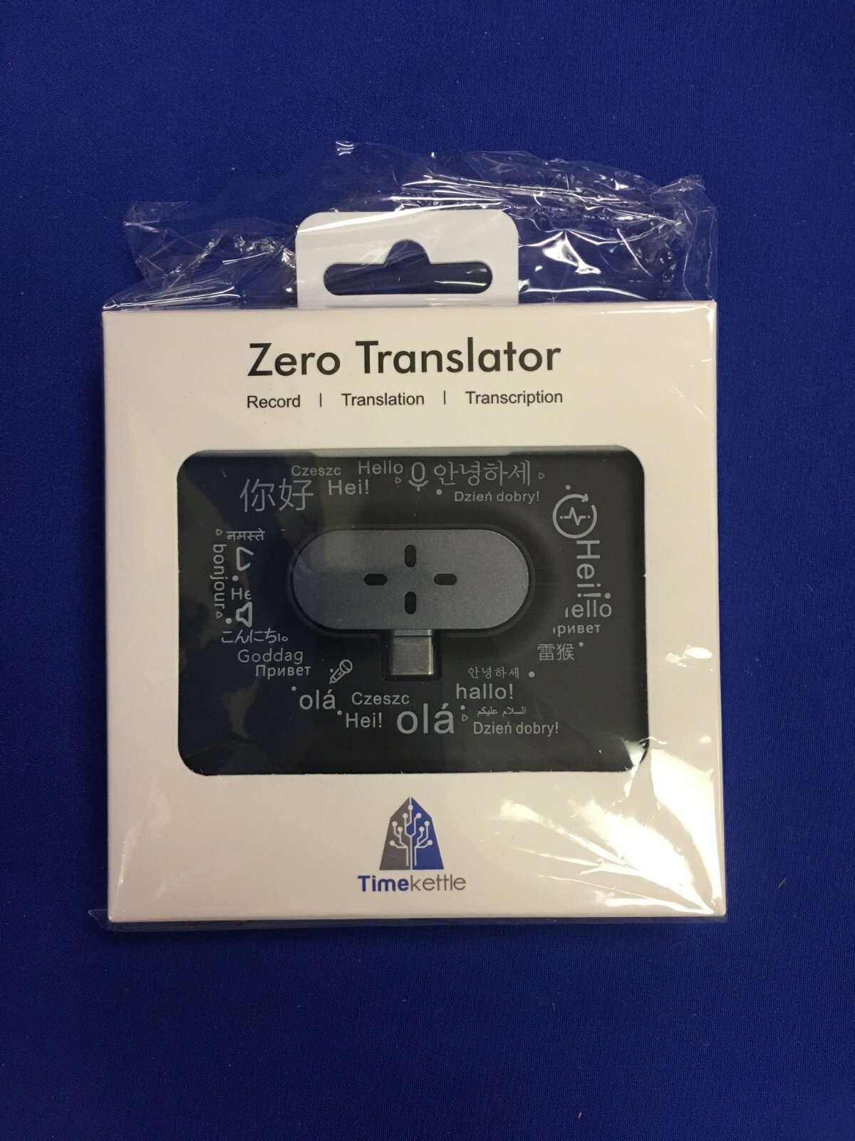 Timekettle TMK002 Zero Translator Device for Android Type C – Black – NEW