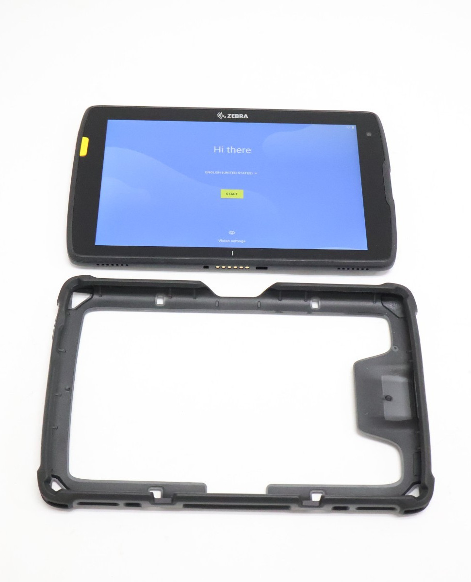 Zebra ET40 ET40AA-001C1B0-NA Rugged Android Tablet 8” WiFi 2D Scanner Used