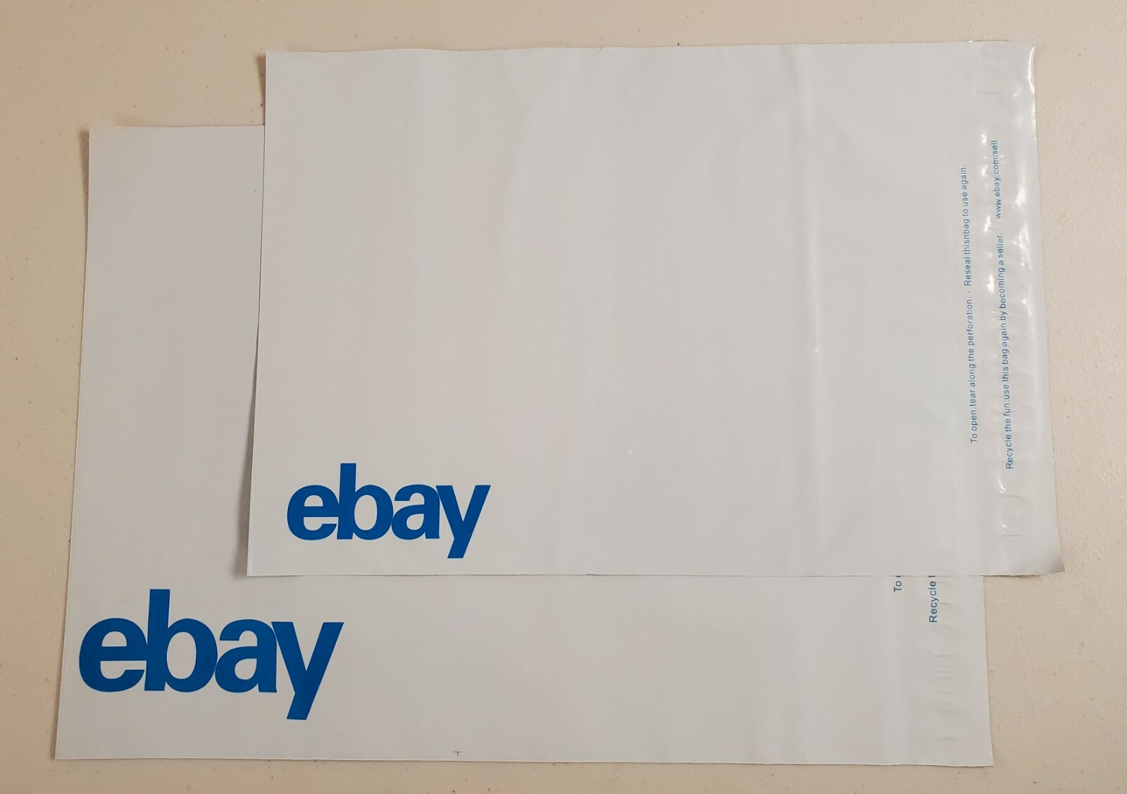 eBay Blue Lot of 10 Polymailer 10″x 12.5″ Mailer Envelopes Shipping Supplies..