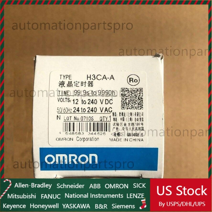 1 year warranty New in box Omron Brand New Timer H3CA-A H3CAA 24-240VAC/VDC