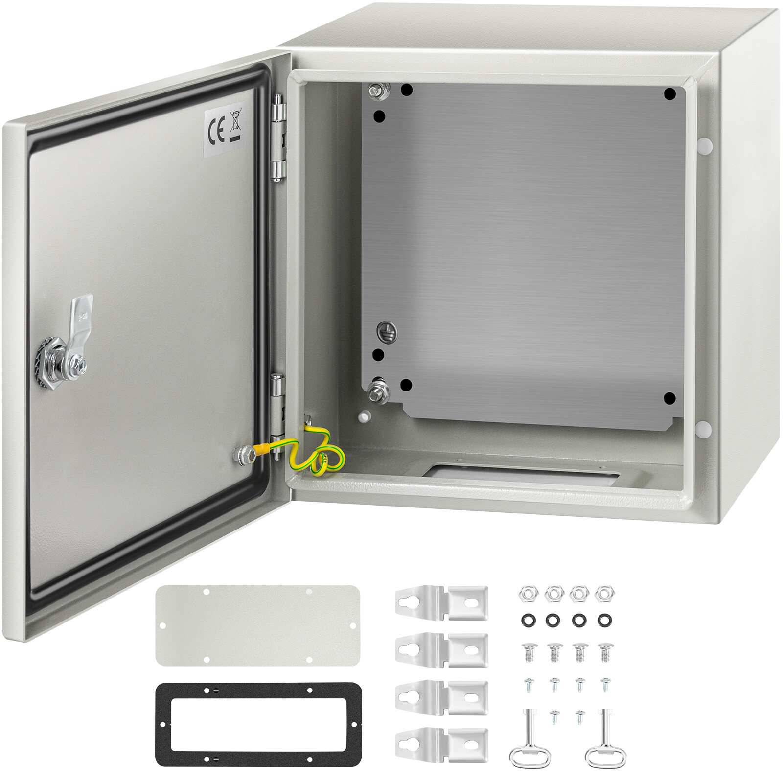 VEVOR Steel Electrical Box Electrical Enclosure Box 12x12x8” Carbon Steel IP65