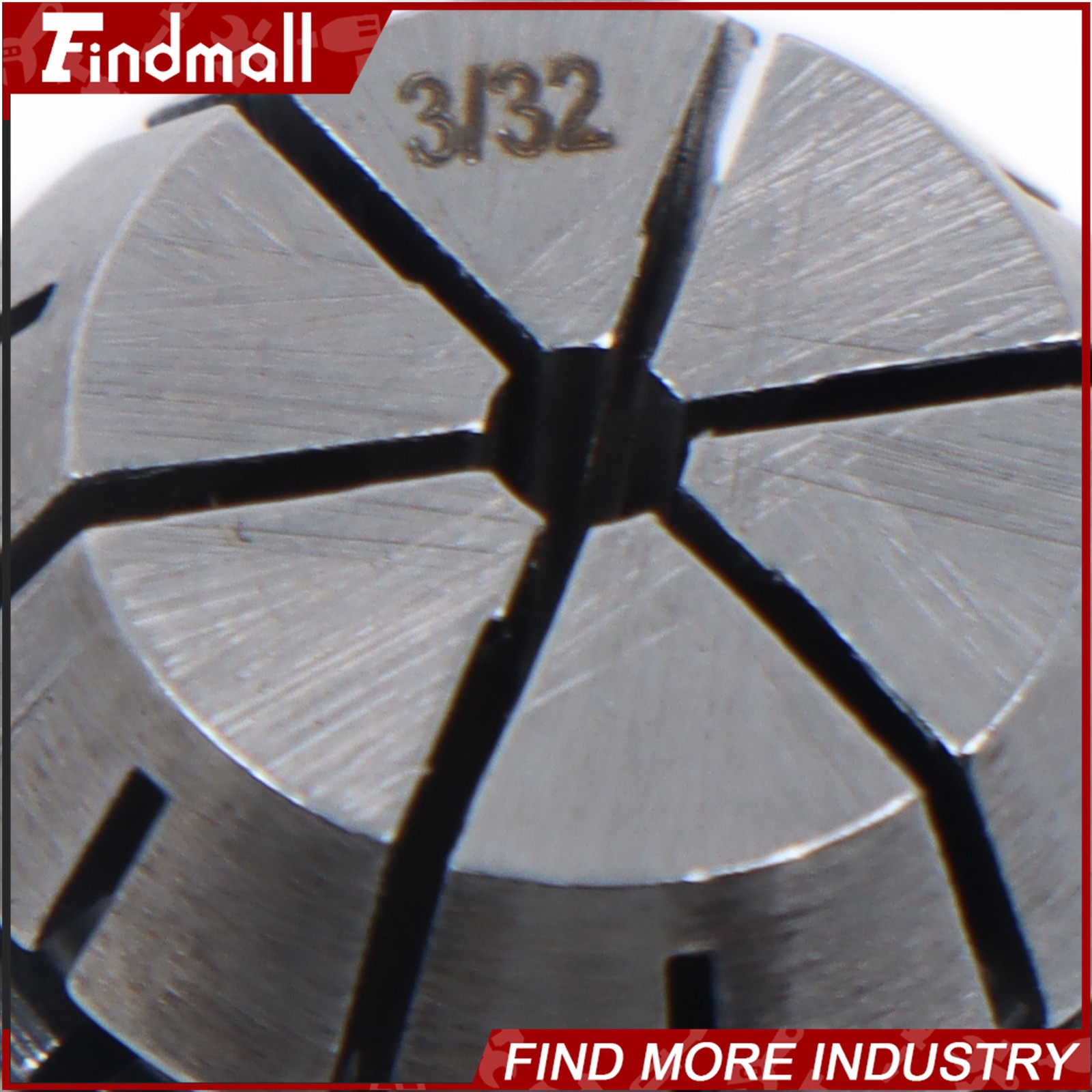 Findmall 19pcs ER16 Collet Set Complete Sizes including all 16th 32nds & 64th