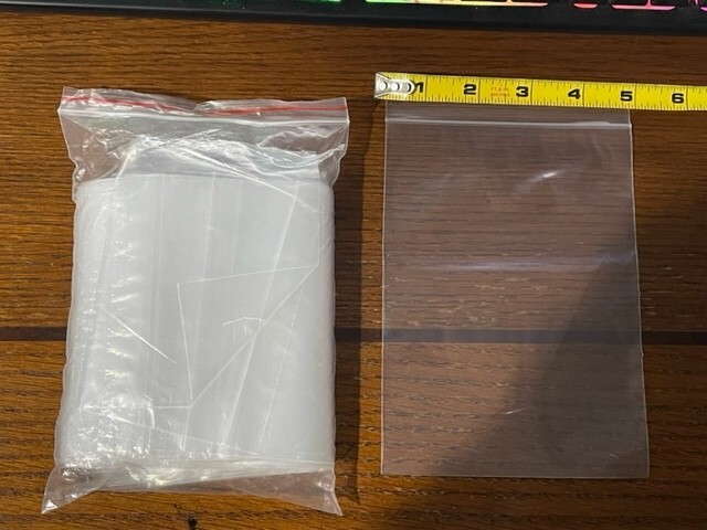 100 Clear Plastic 3.5″x7.0″ 1MIL ziplock Re-closable PolySeal Bags Coins/Jewelry
