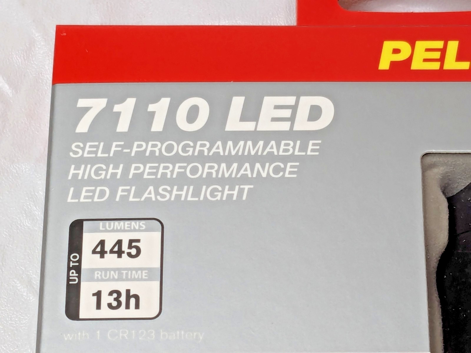 Pelican Tactical Flashlight 7110 LED 071100-0000-110
