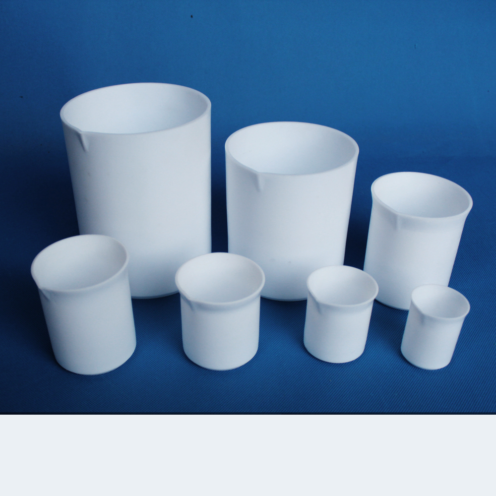 30/50/100/150/200/250/300/400/500/1000ml PTFE Measuring Beaker Cup Labware 1 pcs
