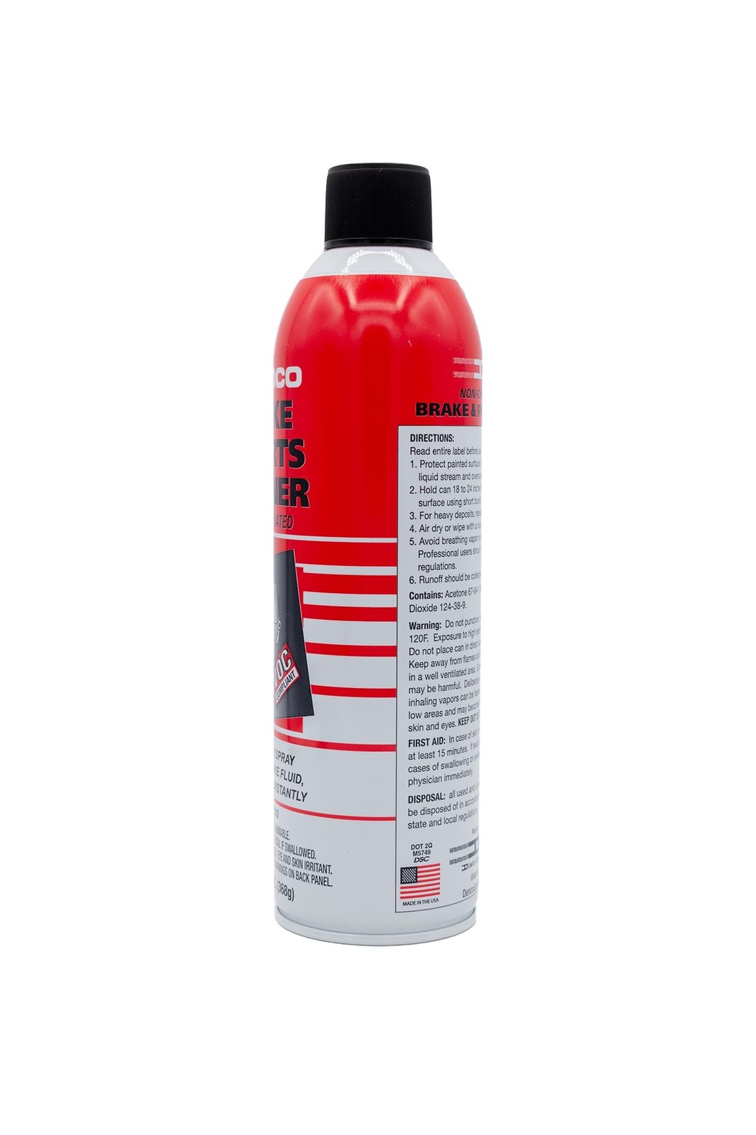 Denco #1930 Non-Chlorinated Brake & Parts Cleaner Spray, Fast-Drying Degrease…