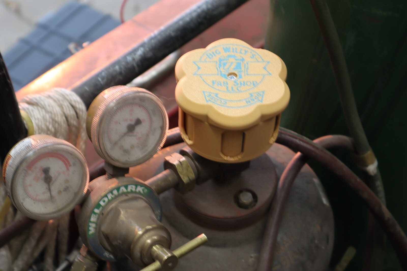 Open/Closed Indicator for Gas Valve Cylinder (One size fits all: 5, 6, 8 knobs)