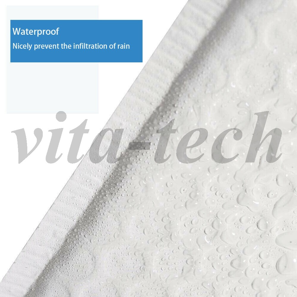 #000 4×8 (4×7) White Poly Bubble Mailer Self Padded Envelope Bag 25,50,100,200