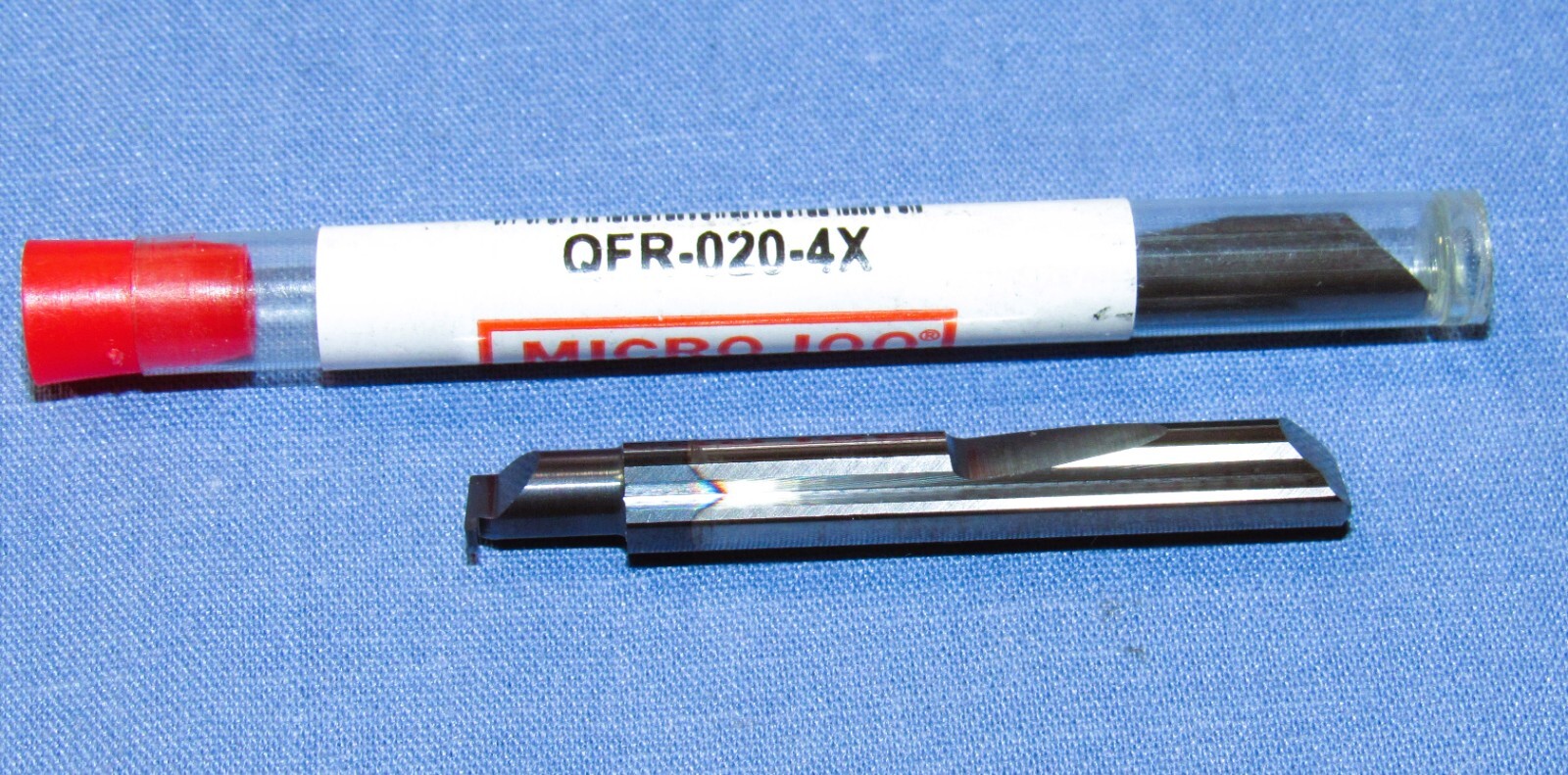 Micro100 Carbide Quick Change Grooving Tool 0.20″ W. X 0.010″R .180″ Head Dia.