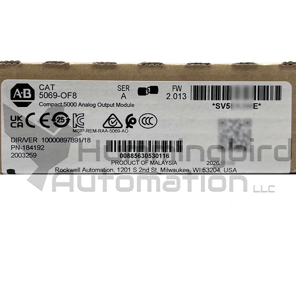 2024 Allen Bradley 5069-OF8 /A Compact Logix 5000 SEALED Surplus *USA SELLER*