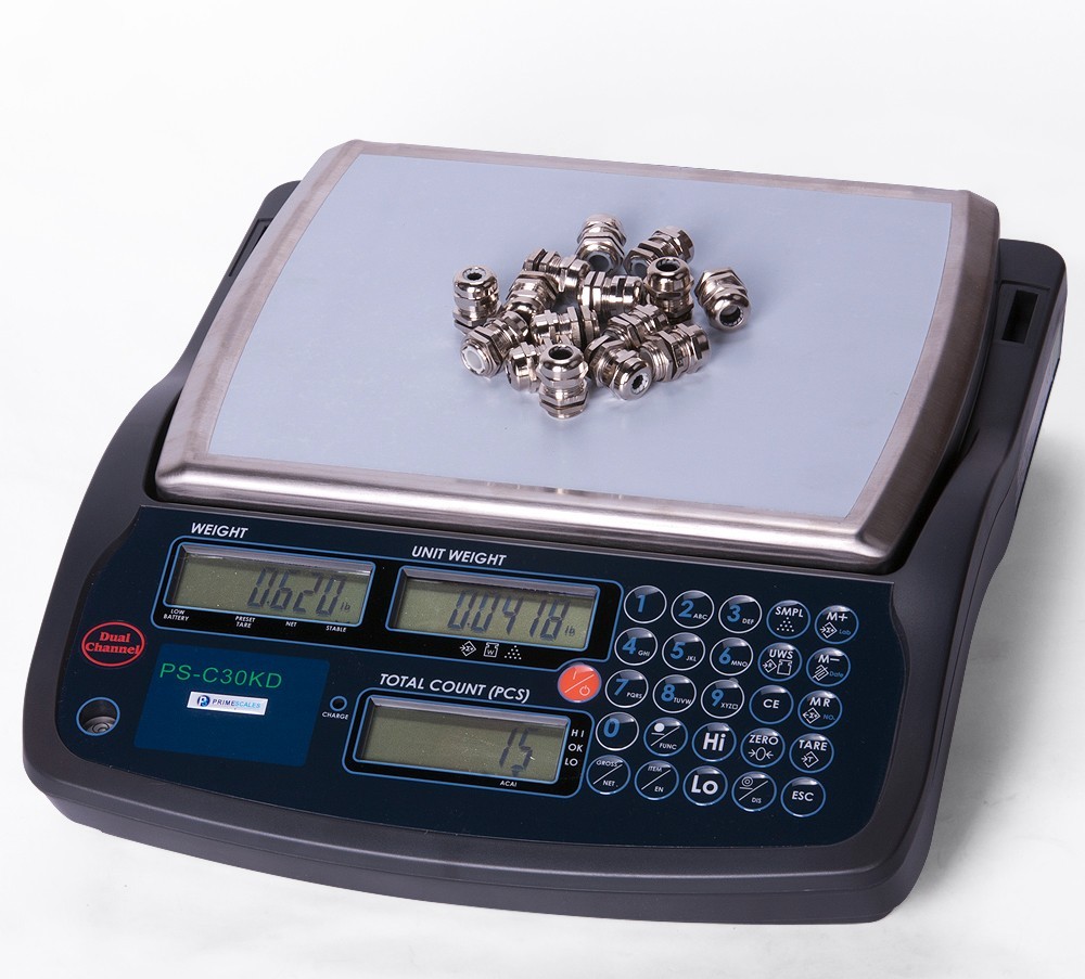 Prime Scales PS-C30KD Digital Counting Scale 66lb/30kg Industrial Parts Counter