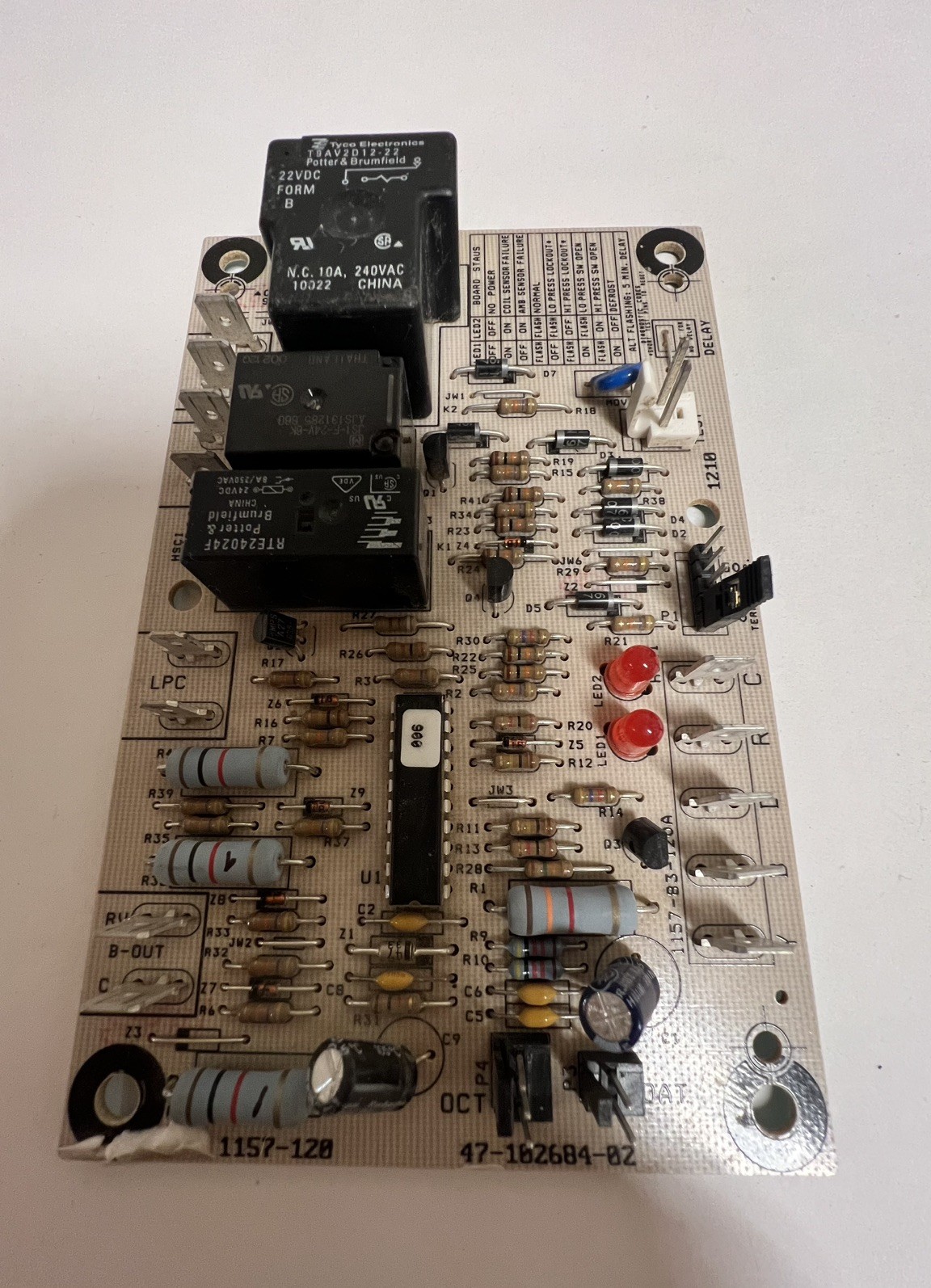 Rheem Ruud Control Board 1157-121 47-102684-08