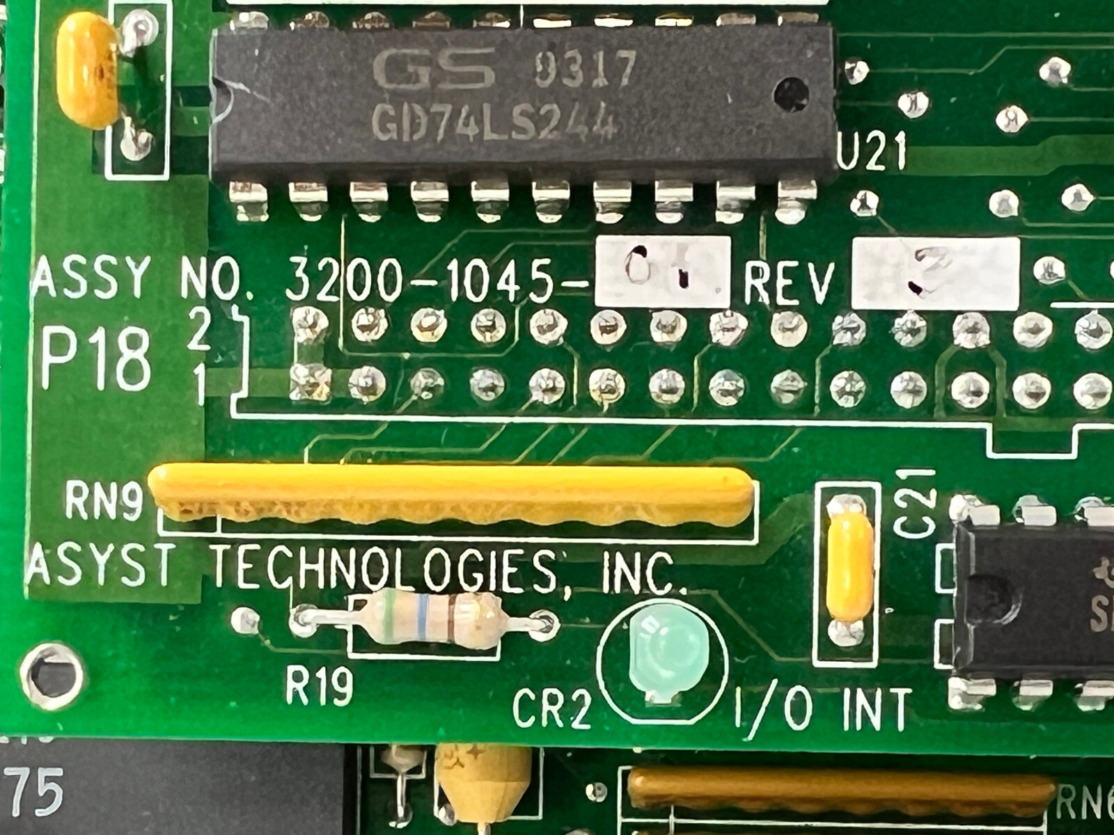 Asyst 3200-1044-01 Control Motherboard with 3200-1045-01 Extension Control Board