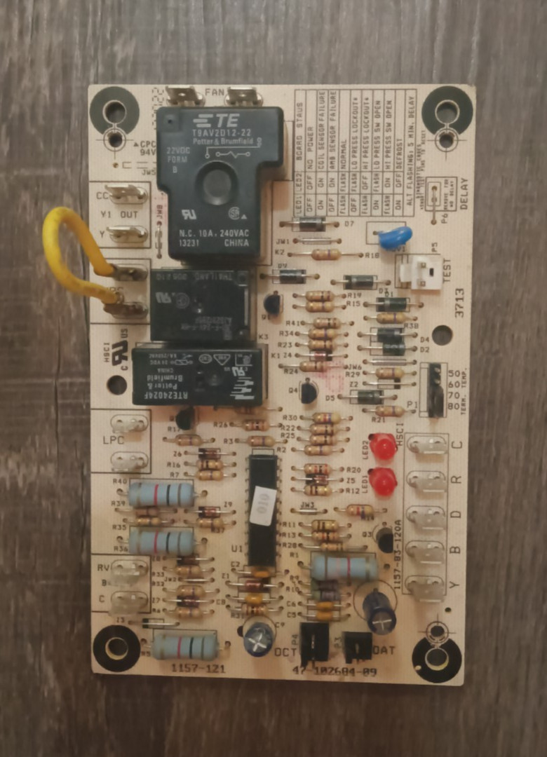 Rheem Ruud Control Board 1157-121 47-102684-09