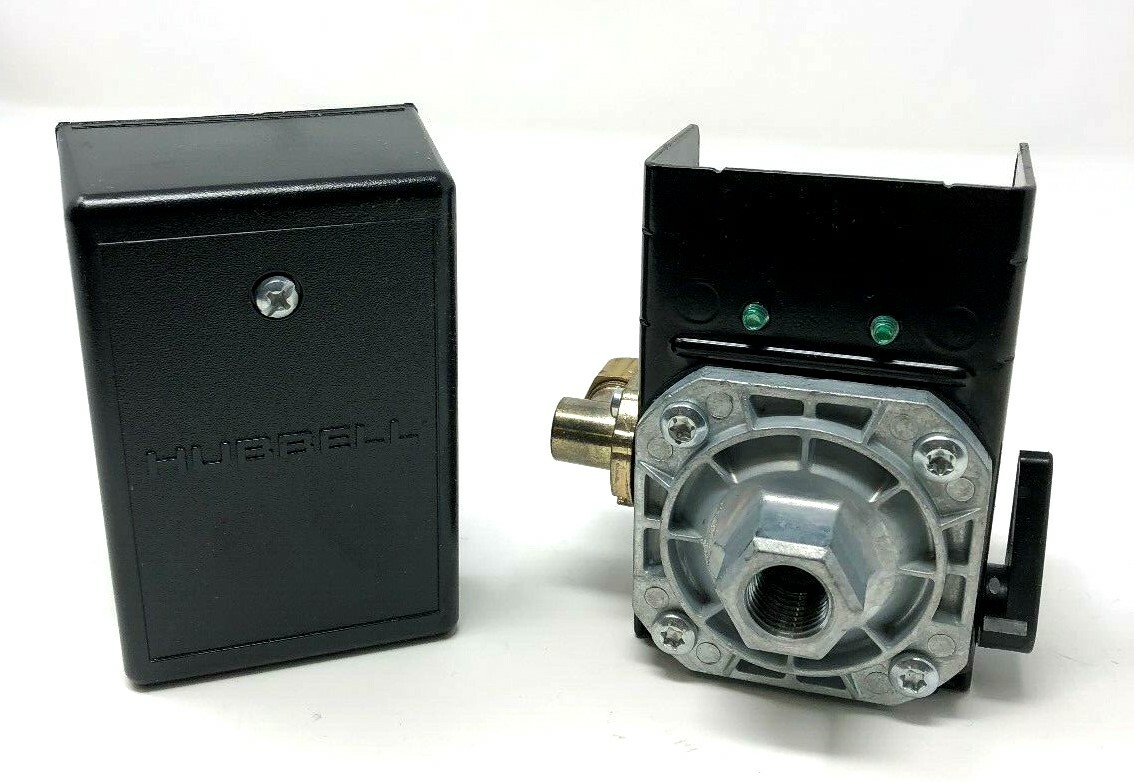 FURNAS HUBBELL 69JF8LY PRESSURE SWITCH 115 ON-150 PSI OFF AIR COMPRESSOR PART