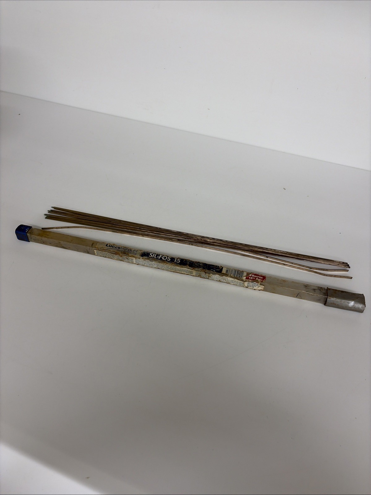 Lucas Milhaupt Sil Fos 15 Brazing Rods 15% Silver Alloy Lot of 12