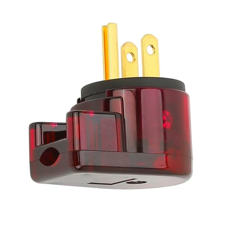 [5PACK]90 Degree USA Canada Male Plug Nema 5-15P 15A 125V 3-Prong Angle DIY Plug
