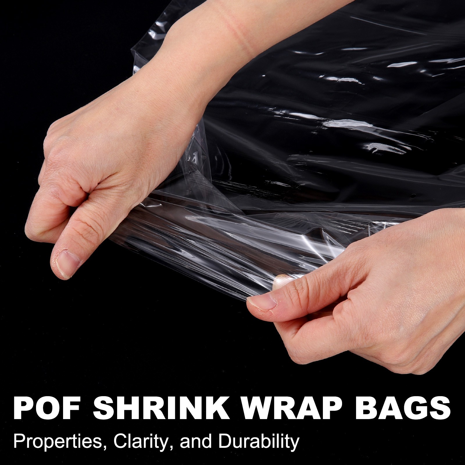 150Pcs Heat Shrink Wrap Bags 6″ x 9″ POF Heat Shrink Film Wrap