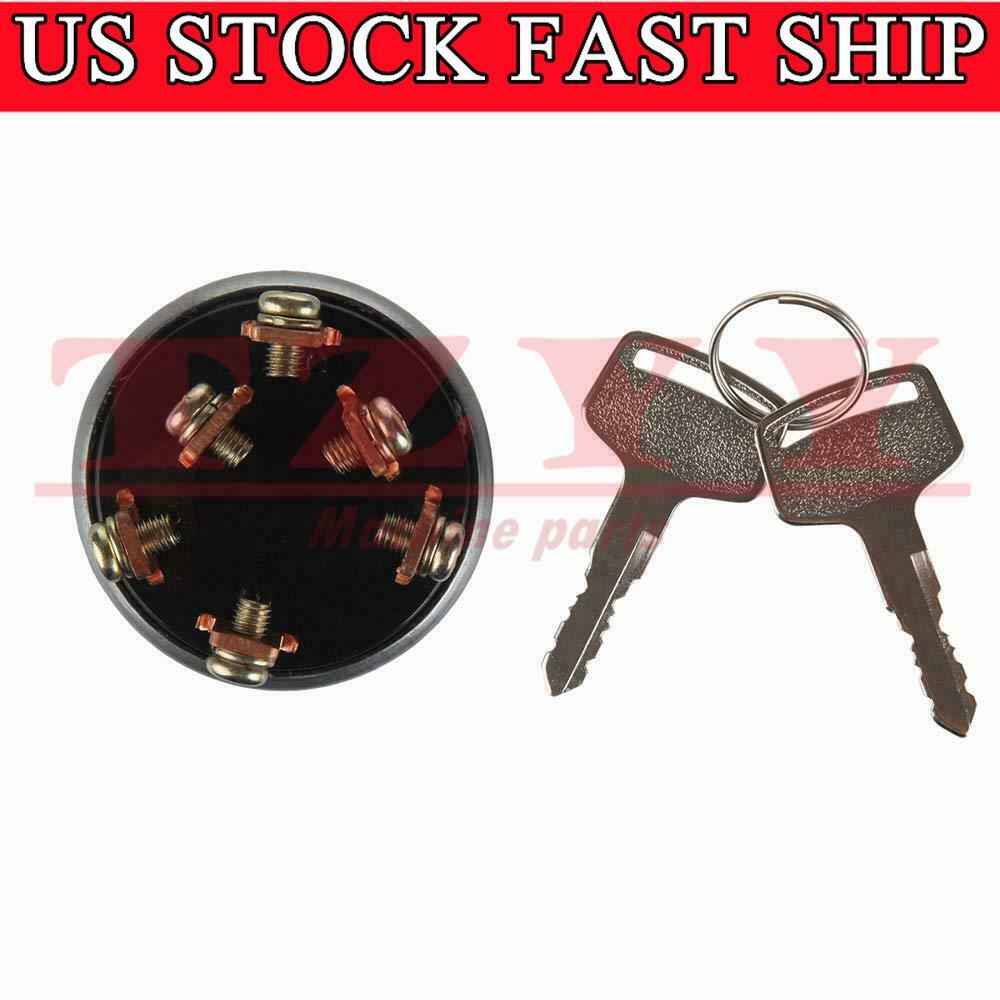 Ignition Key Switch for Mitsubishi D1300 D1500 D1650 D1800 D1850 D2000 D2300