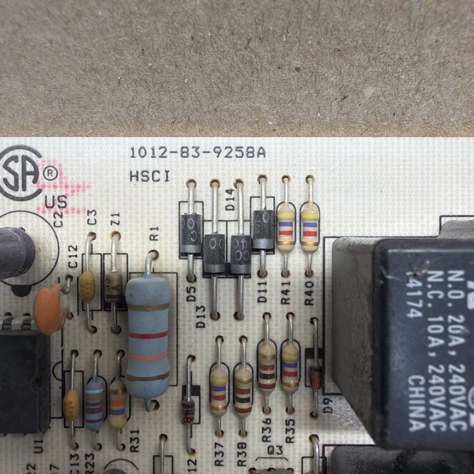 🔥 Furnace Control Circuit Board 1012-83-9258A 62-24268-03 Rheem Ruud 1012-925C