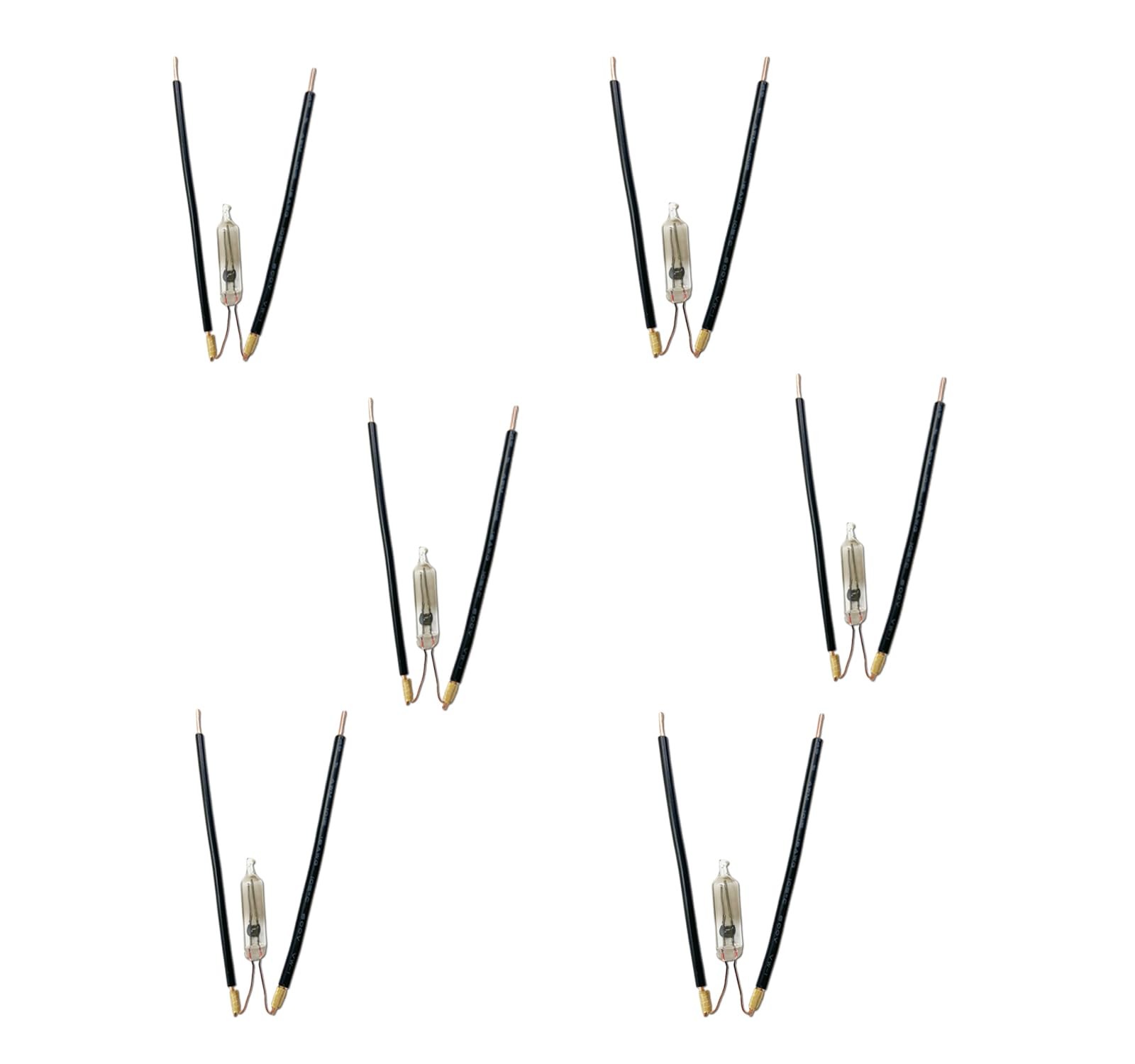 (6pack) Light Bulb Starter Replacement for Flowtron BK-15, BK-15D, Black